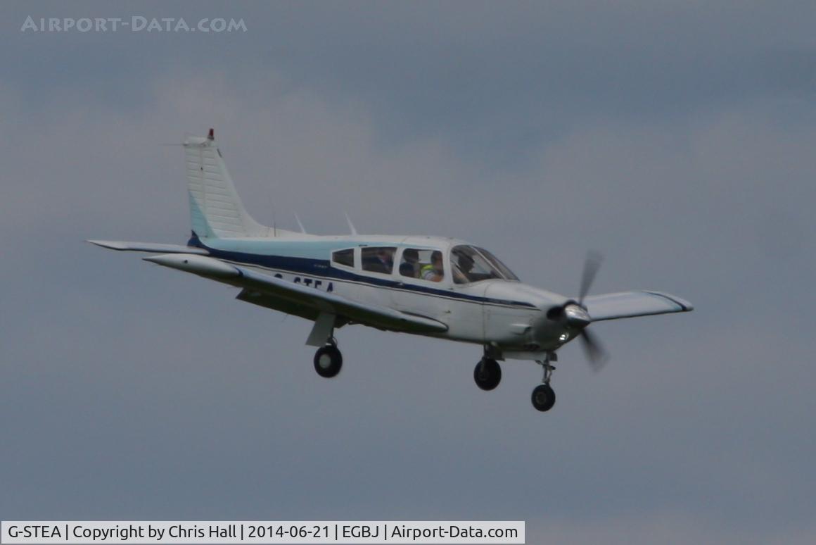 G-STEA, 1972 Piper PA-28R-200 II Cherokee Arrow C/N 28R-7235096, Visitor for Project Propeller 2014