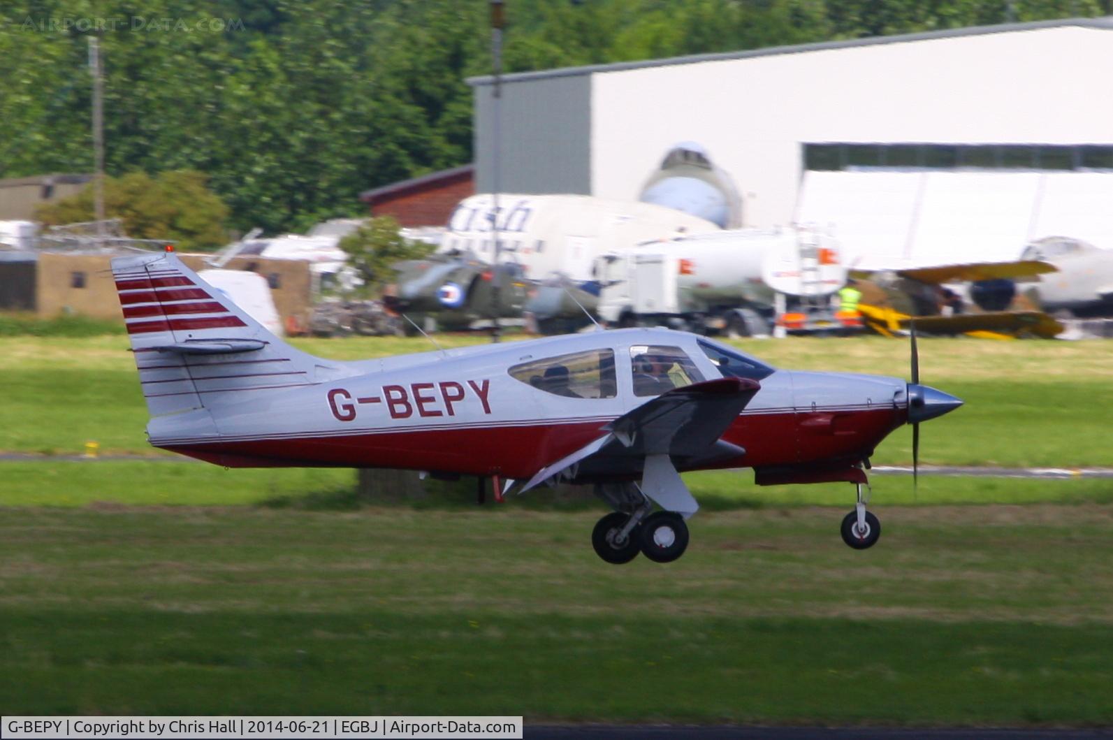 G-BEPY, 1977 Rockwell Commander 112B C/N 524, Visitor for Project Propeller 2014