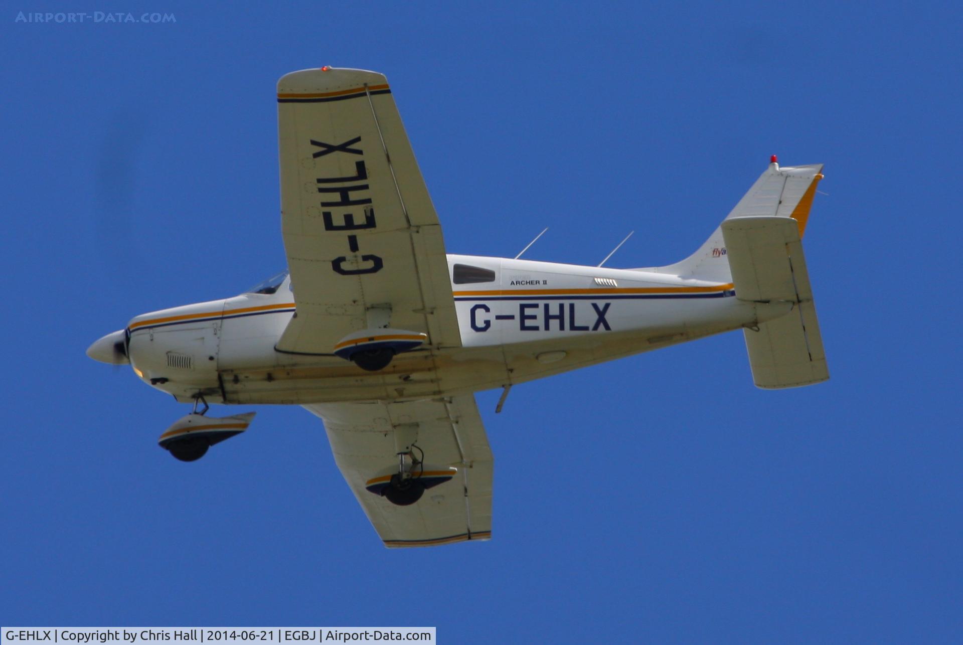 G-EHLX, 1980 Piper PA-28-181 Cherokee Archer II C/N 28-8090317, Visitor for Project Propeller 2014