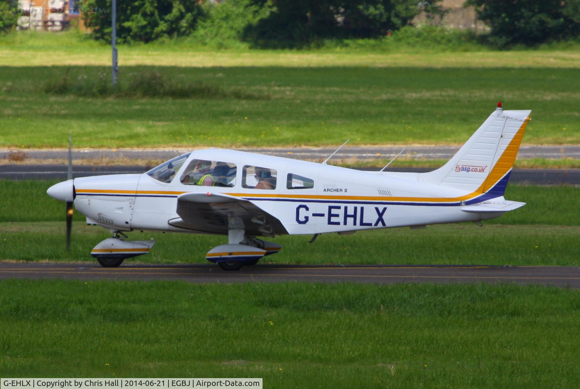 G-EHLX, 1980 Piper PA-28-181 Cherokee Archer II C/N 28-8090317, Visitor for Project Propeller 2014