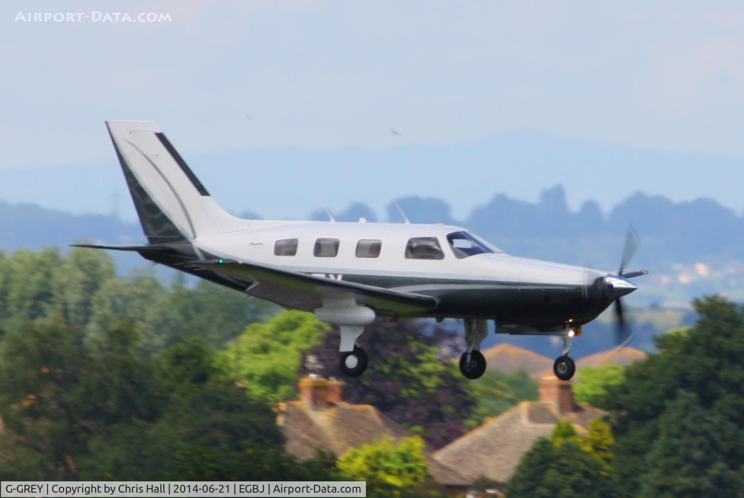 G-GREY, 1998 Piper PA-46-350P Malibu Mirage C/N 4636155, Staverton resident