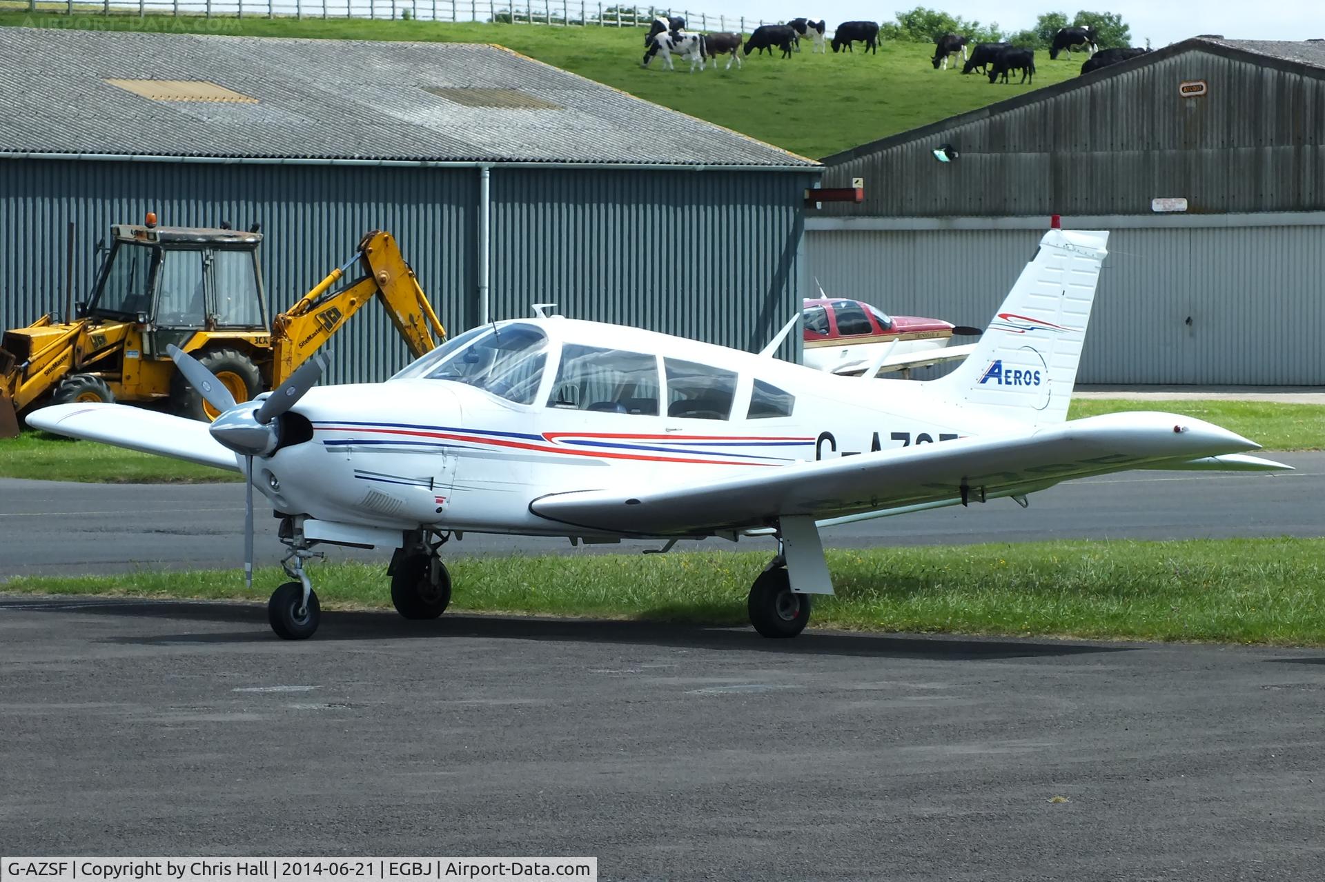 G-AZSF, 1972 Piper PA-28R-200-2 Cherokee Arrow II C/N 28R-7235048, Staverton resident