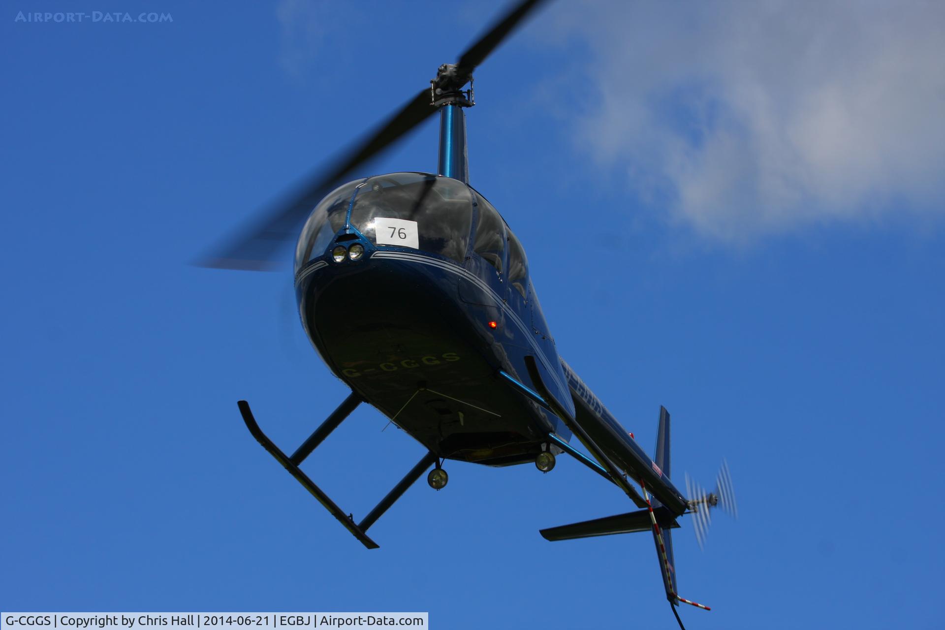 G-CGGS, 2009 Robinson R44 Raven II C/N 12967, Oakfield Investments Ltd