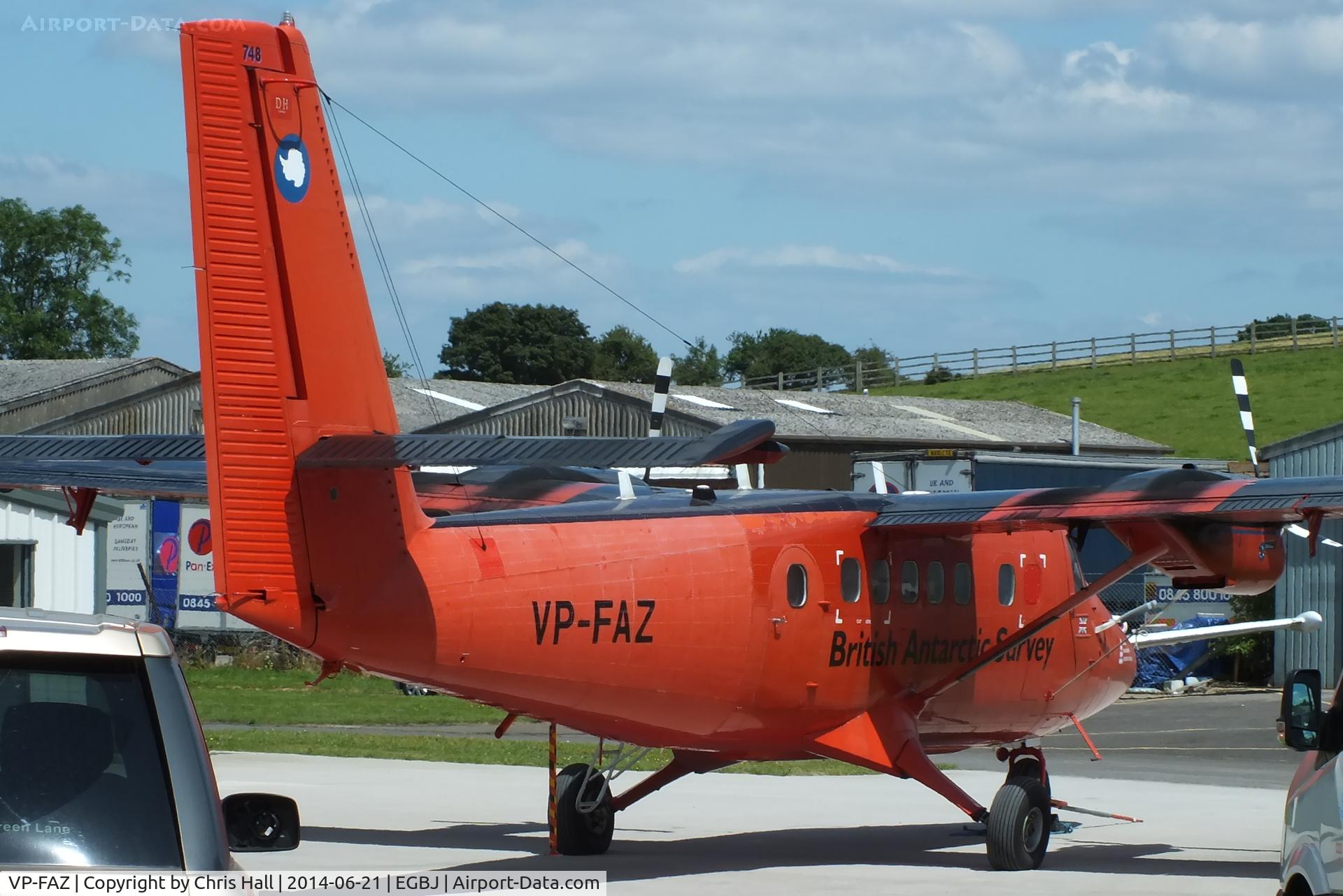 VP-FAZ, 1981 De Havilland Canada DHC-6-300 Twin Otter C/N 748, British Antarctic Survey