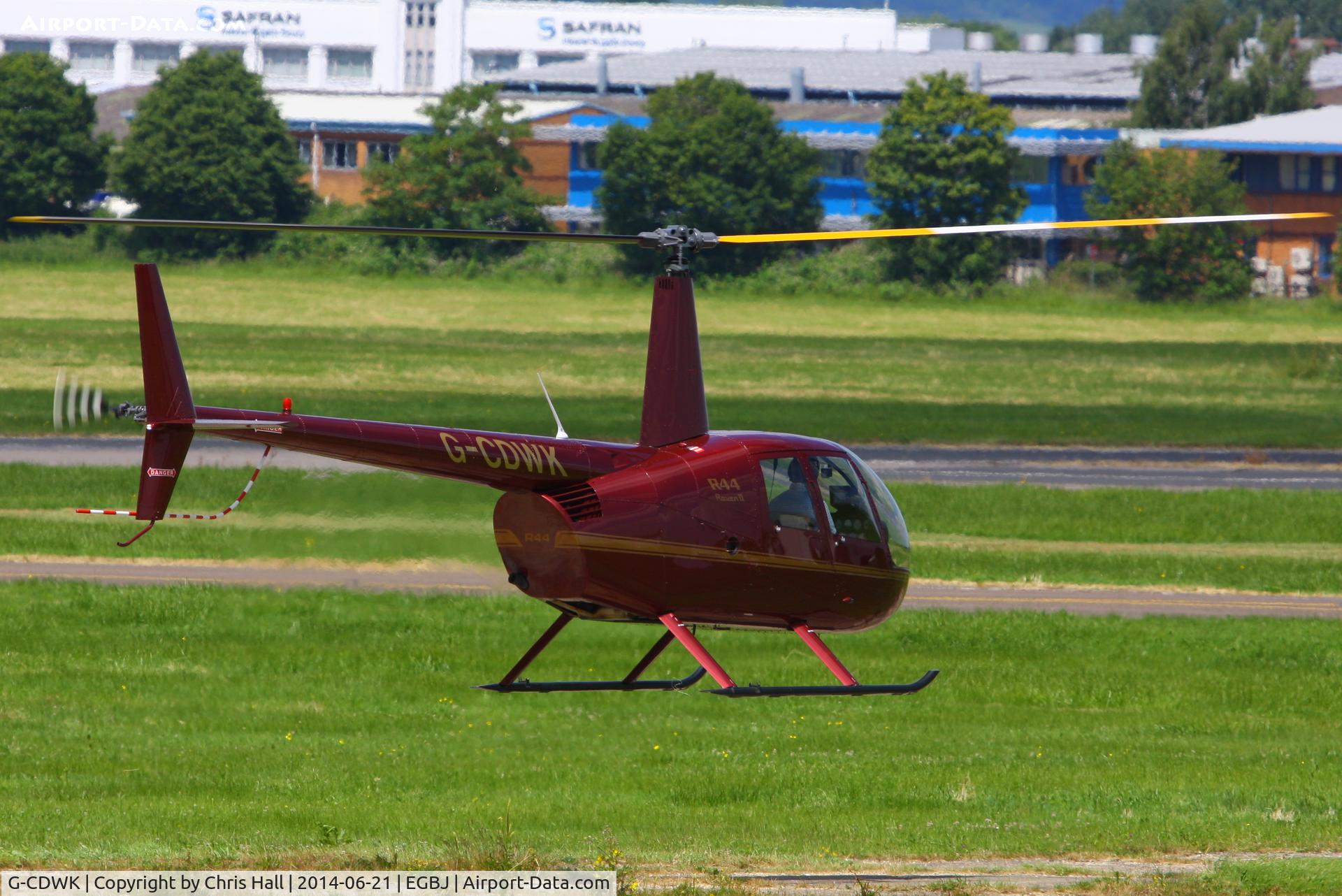 G-CDWK, 2006 Robinson R44 Raven II C/N 11116, Staverton resident