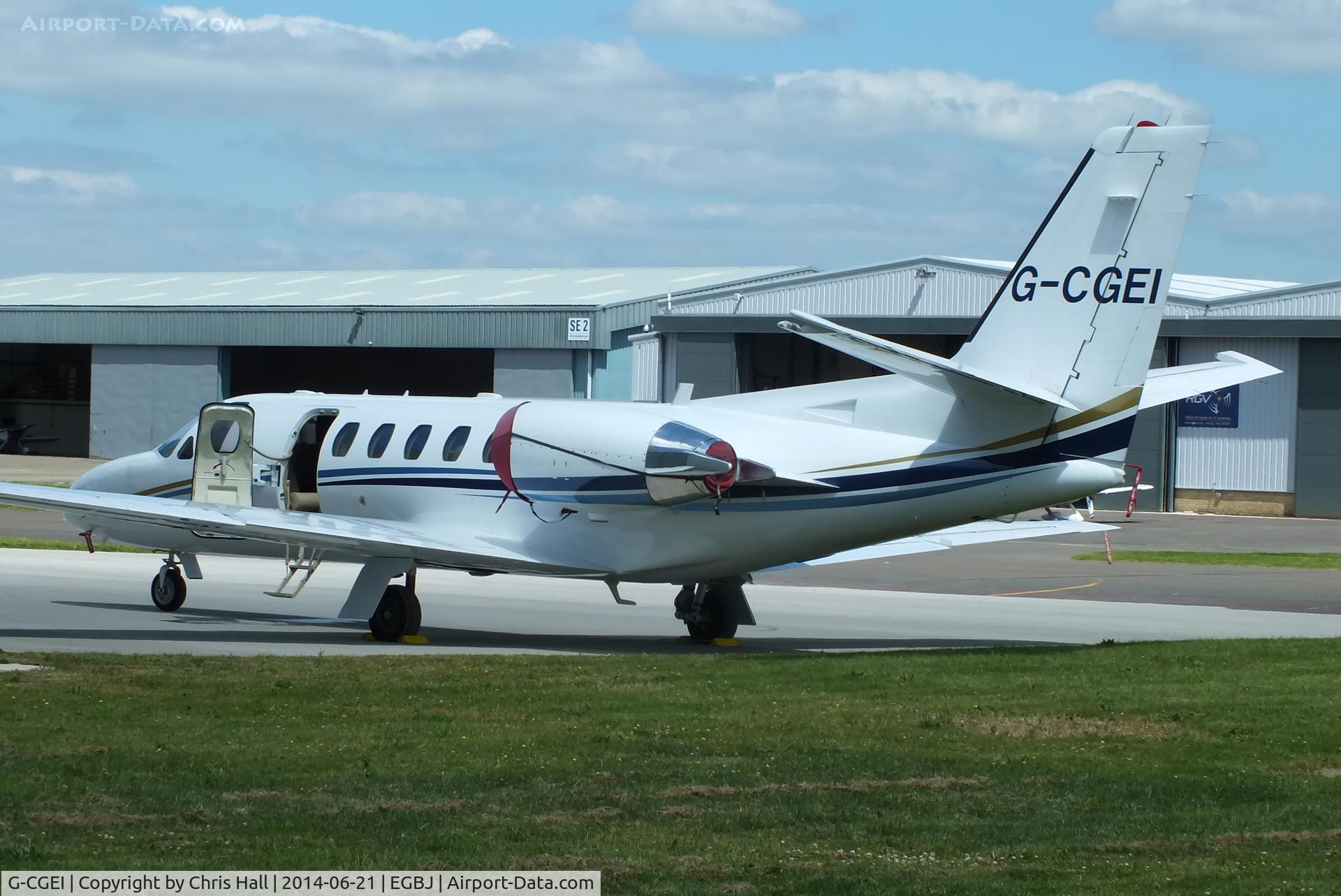 G-CGEI, 2000 Cessna 550 Citation Bravo C/N 550-0951, Staverton resident