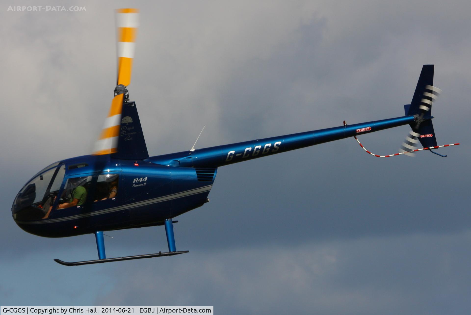 G-CGGS, 2009 Robinson R44 Raven II C/N 12967, Oakfield Investments Ltd