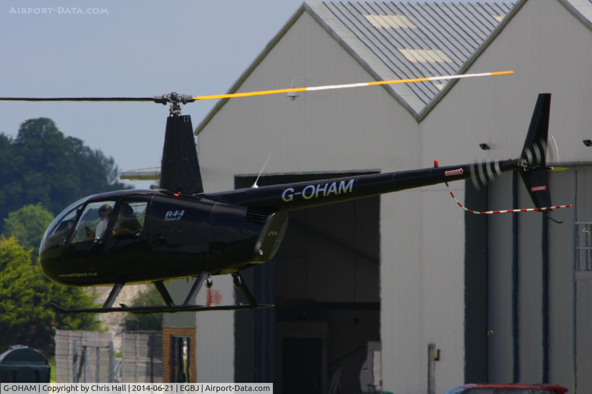 G-OHAM, 2005 Robinson R44 Raven II C/N 10743, Hamster's Wheel Productions