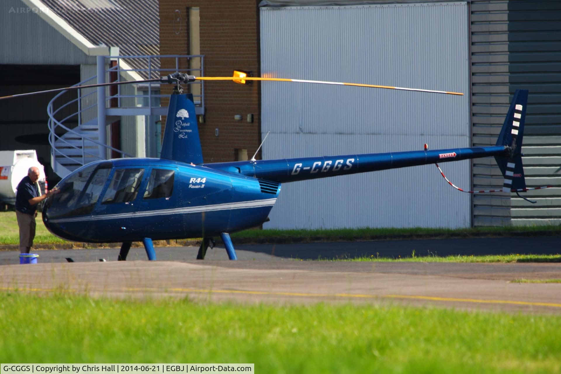 G-CGGS, 2009 Robinson R44 Raven II C/N 12967, Oakfield Investments Ltd