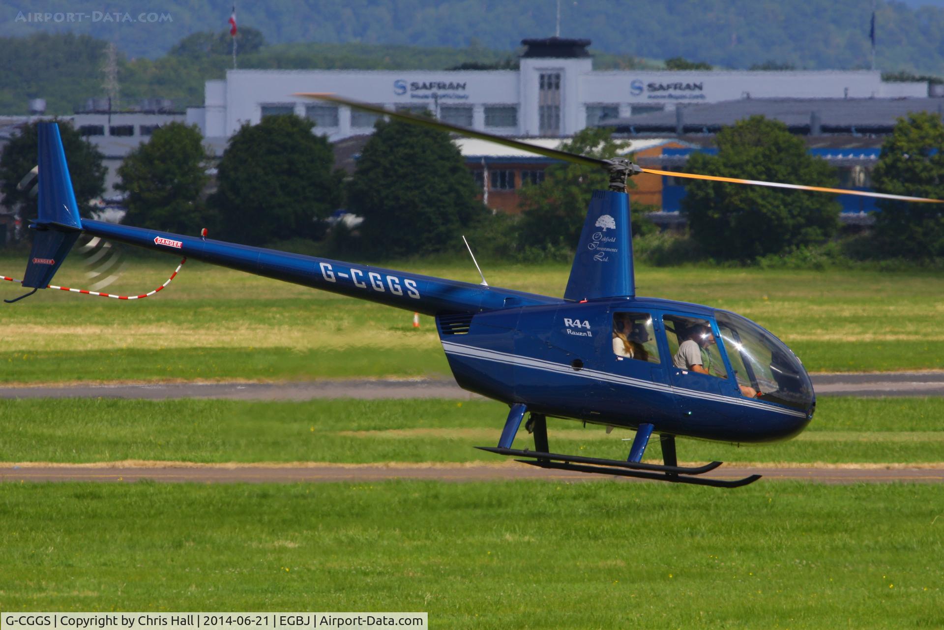 G-CGGS, 2009 Robinson R44 Raven II C/N 12967, Oakfield Investments Ltd