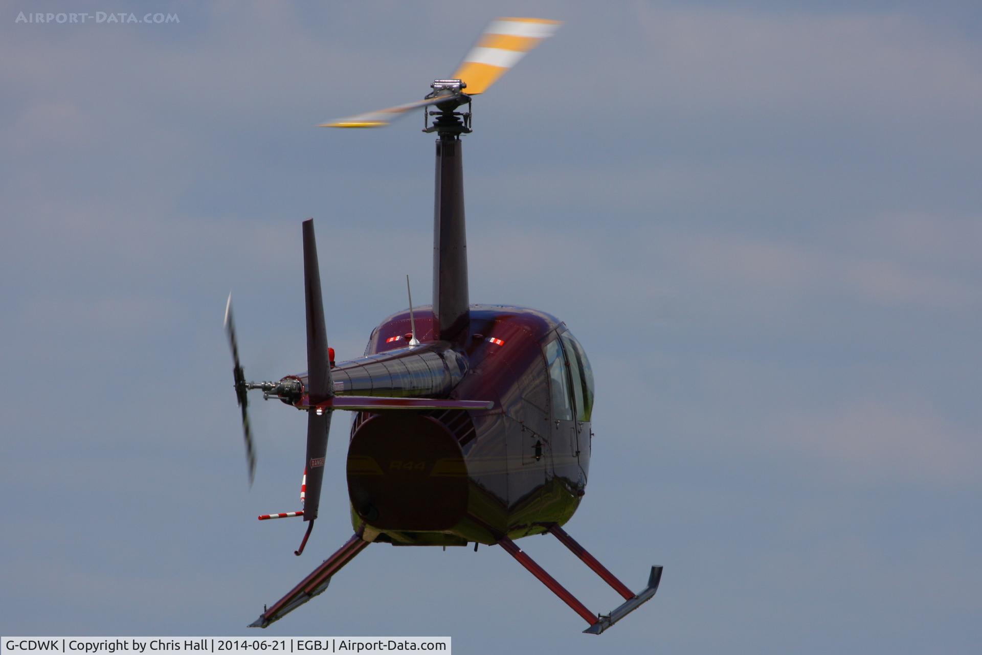G-CDWK, 2006 Robinson R44 Raven II C/N 11116, Staverton resident