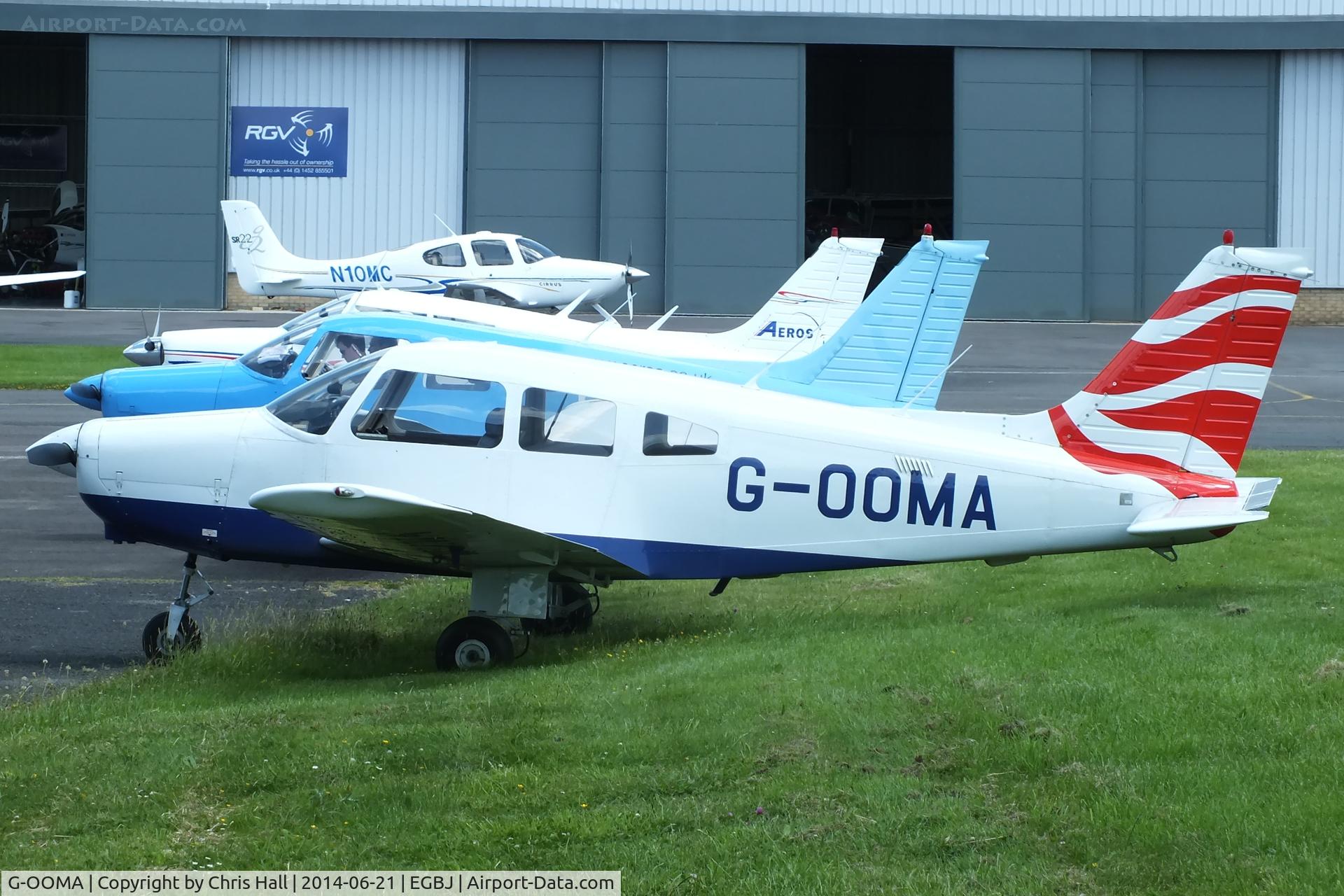 G-OOMA, 1981 Piper PA-28-161 Cherokee Warrior II C/N 28-8116030, Staverton resident
