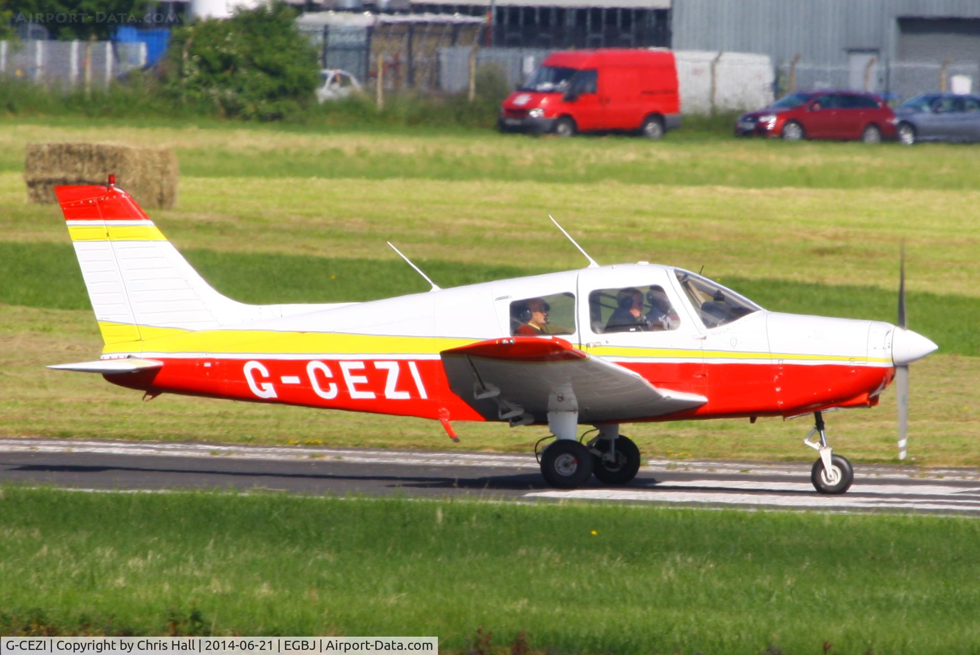G-CEZI, 1989 Piper PA-28-161 Cadet C/N 2841228, Staverton resident