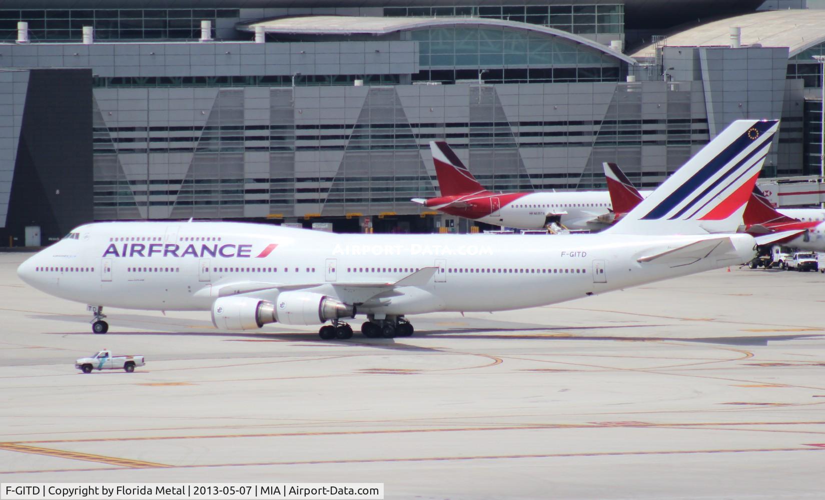 F-GITD, 1992 Boeing 747-428 C/N 25600, Air France 747-400