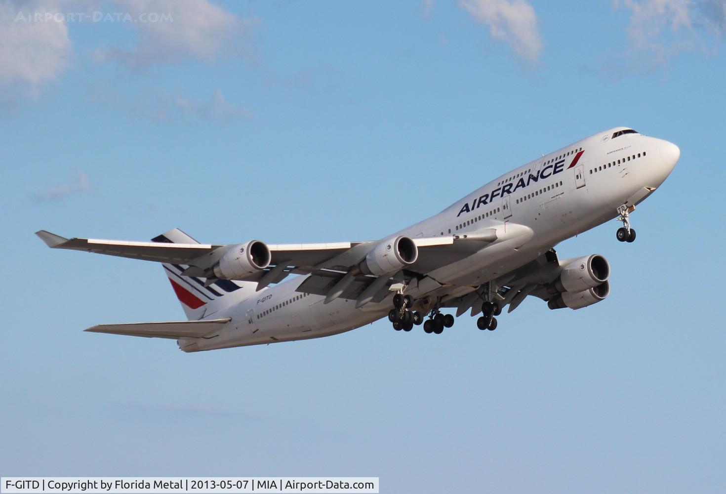 F-GITD, 1992 Boeing 747-428 C/N 25600, Air France 747-400