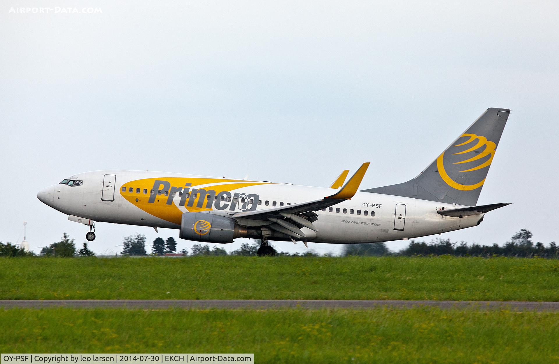 OY-PSF, 1998 Boeing 737-7Q8 C/N 28210, Copenhagen Kastrup 30.7.14
