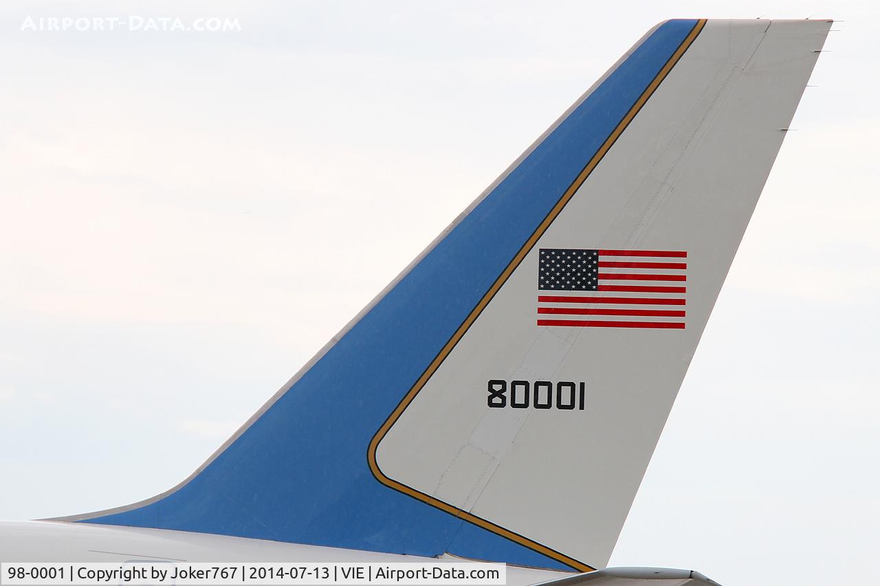 98-0001, 1998 Boeing VC-32A (757-200) C/N 29025, US Air Force - United States of America