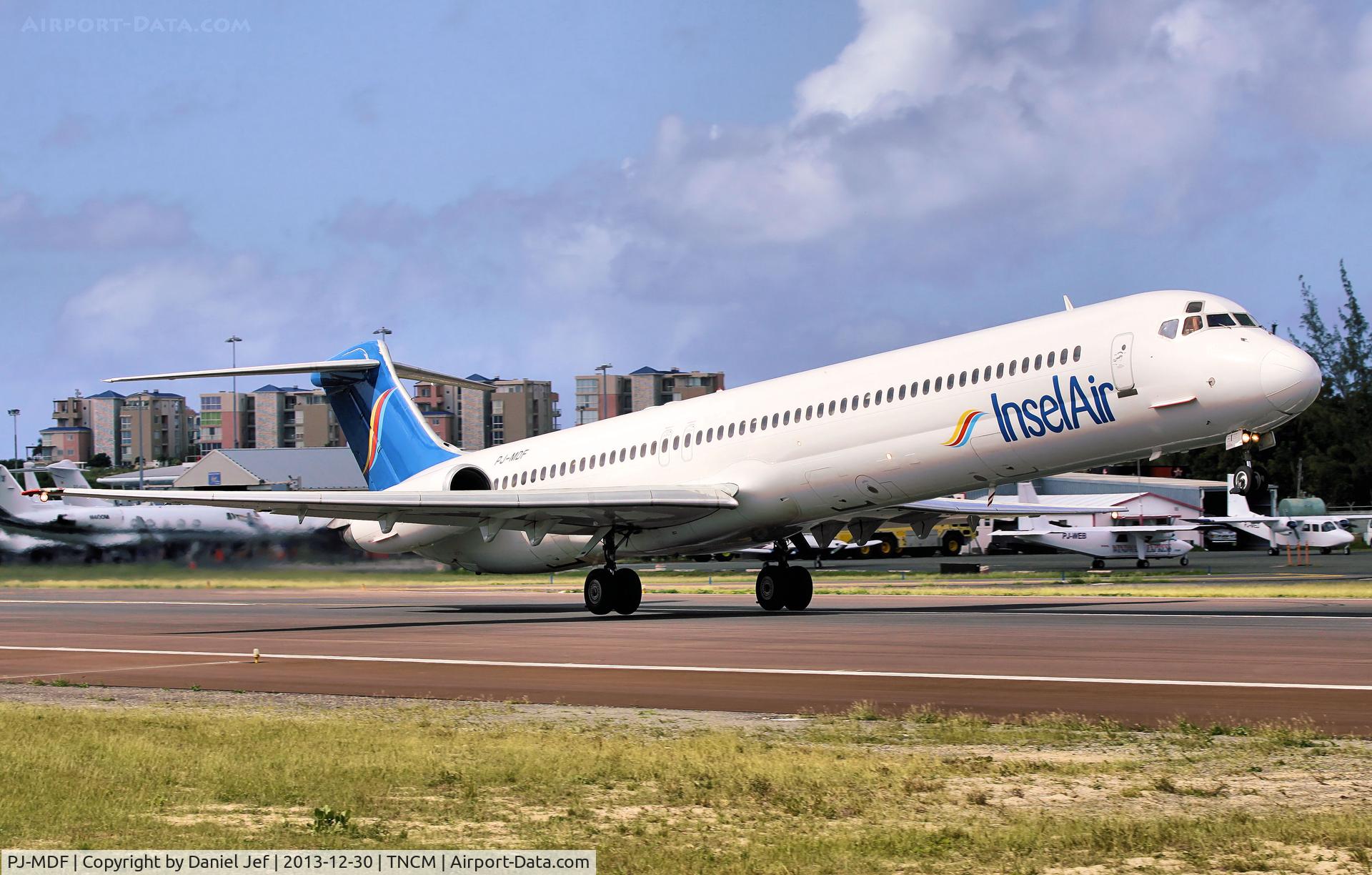 PJ-MDF, 1991 McDonnell Douglas MD-83 (DC-9-83) C/N 53014, PJ-MDF