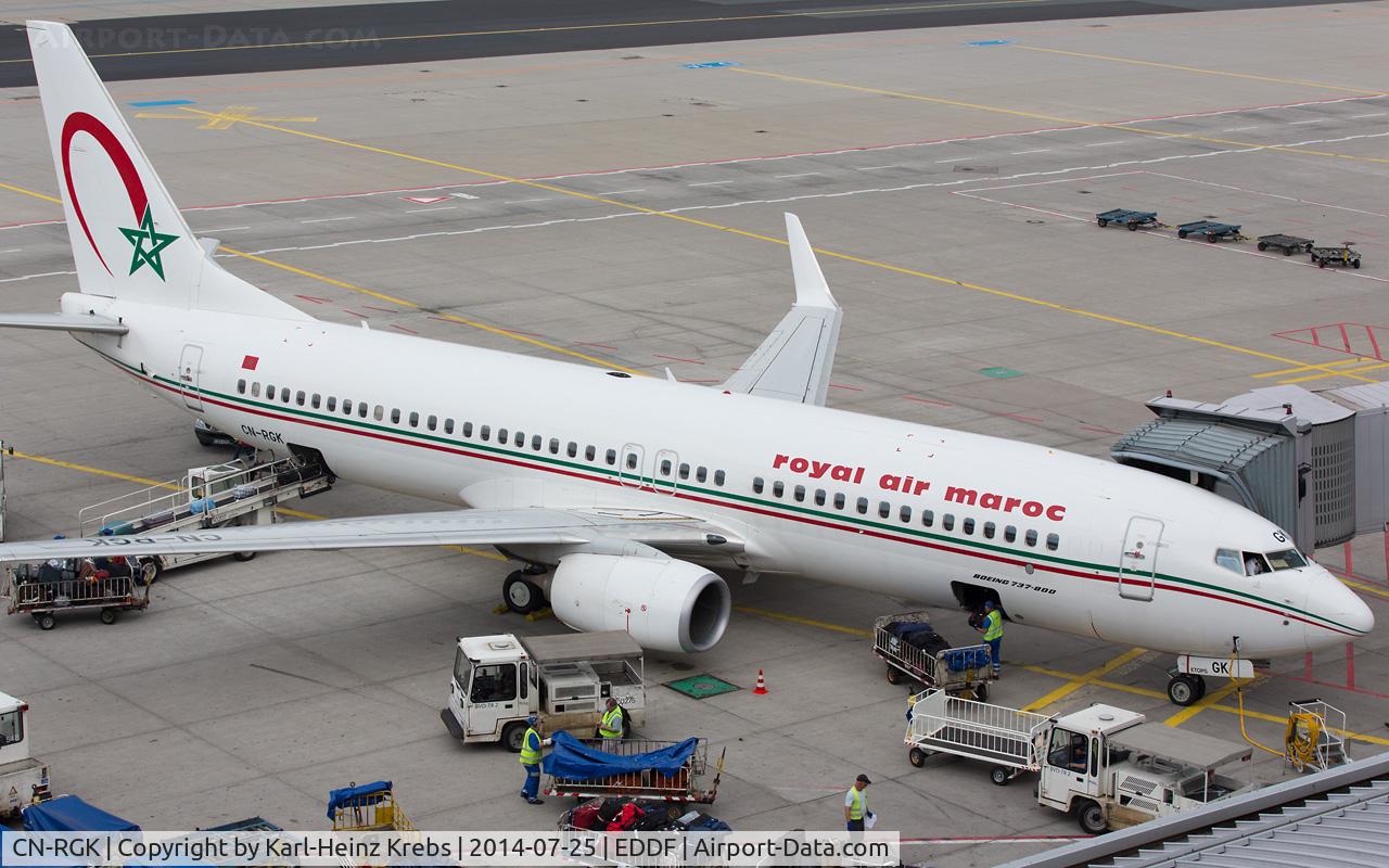 CN-RGK, 2012 Boeing 737-8B6 C/N 33073, Royal Air Maroc