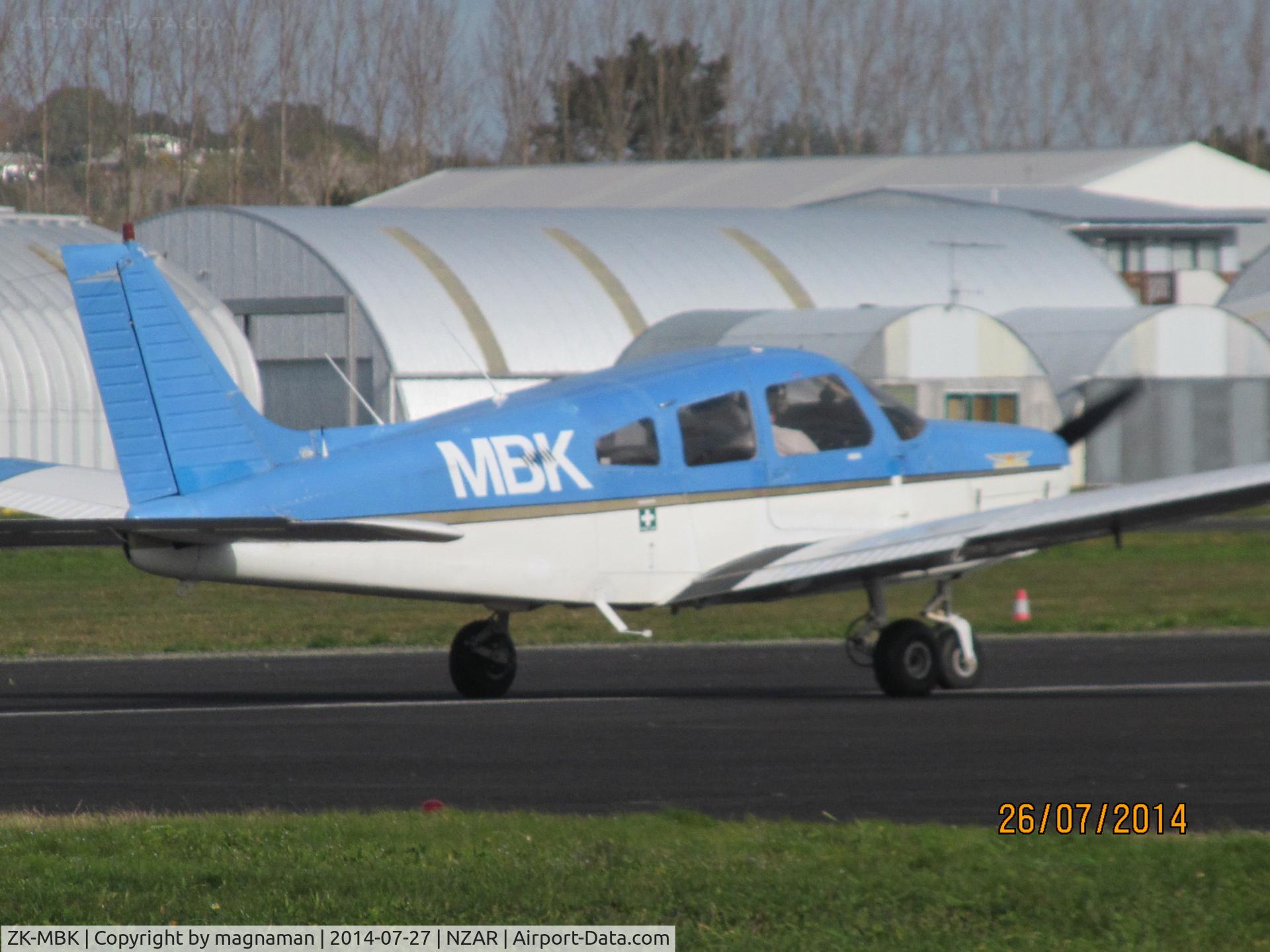 ZK-MBK, Piper PA-28-161 C/N 28-8416101, about to go go go