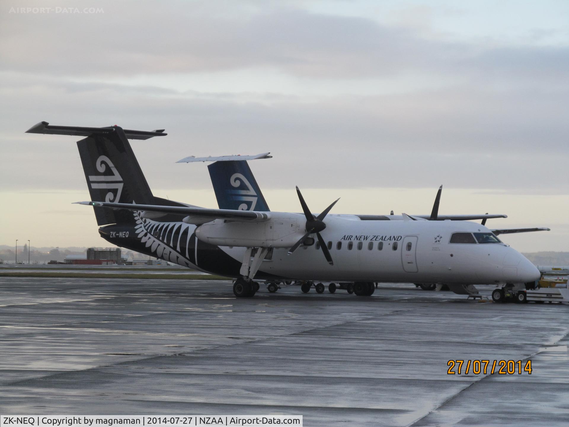 ZK-NEQ, 2007 De Havilland Canada DHC-8-311 Dash 8 C/N 636, In new Air NZ colour scheme - very smart