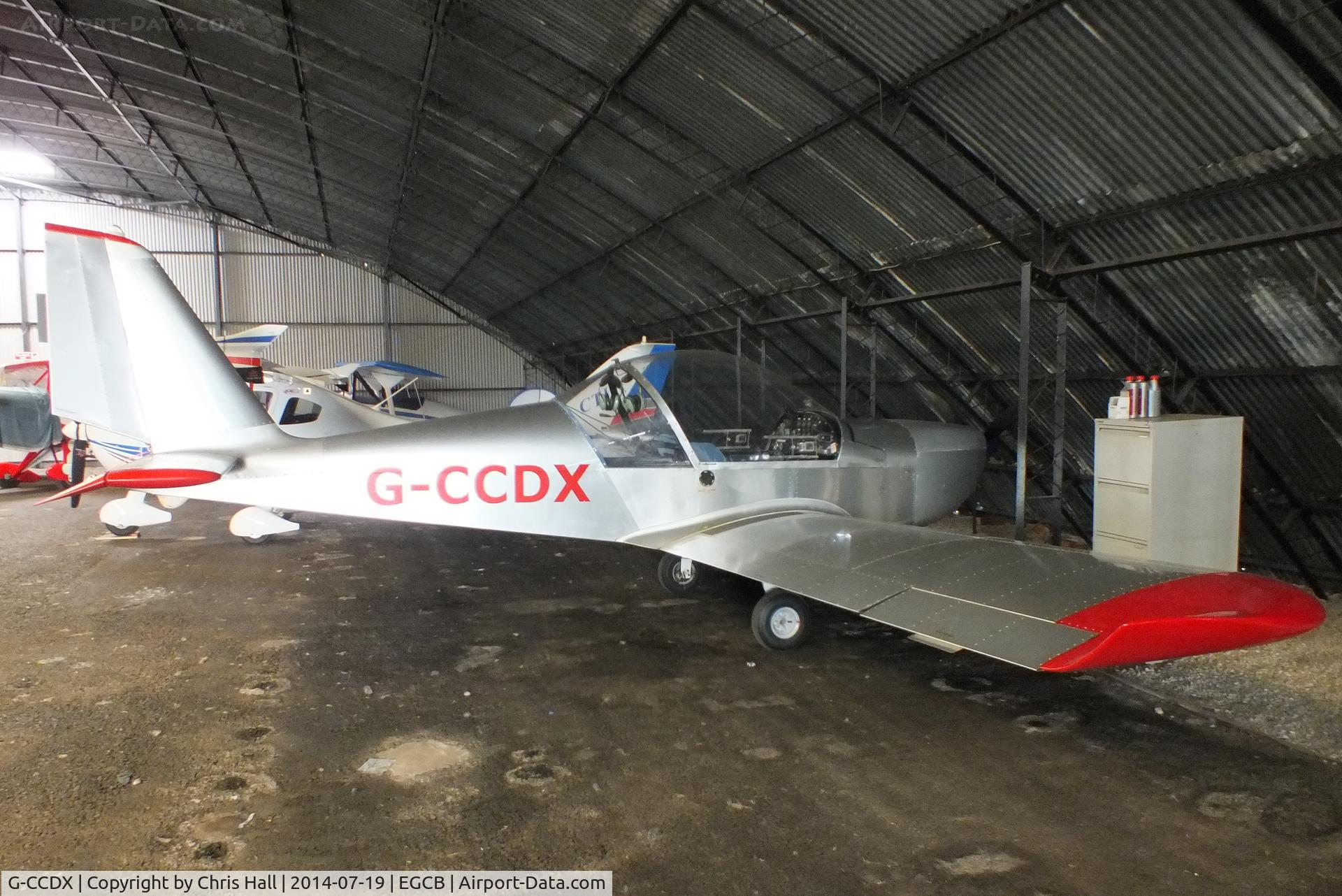 G-CCDX, 2003 Aerotechnik EV-97 Eurostar C/N PFA 315-14013, barton resident