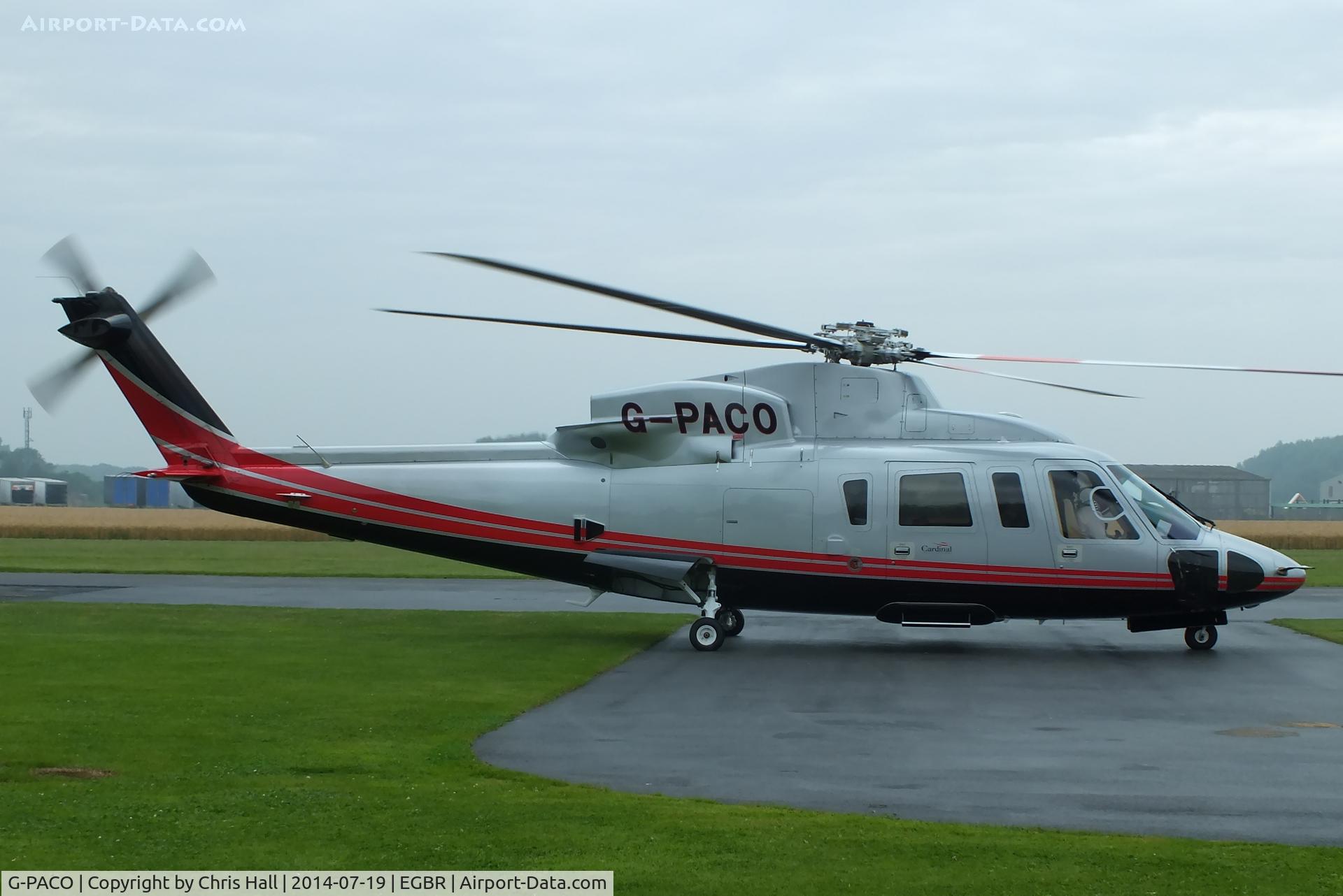 G-PACO, 2009 Sikorsky S-76C C/N 760782, Cardinal Helicopter Services (IOM) Ltd