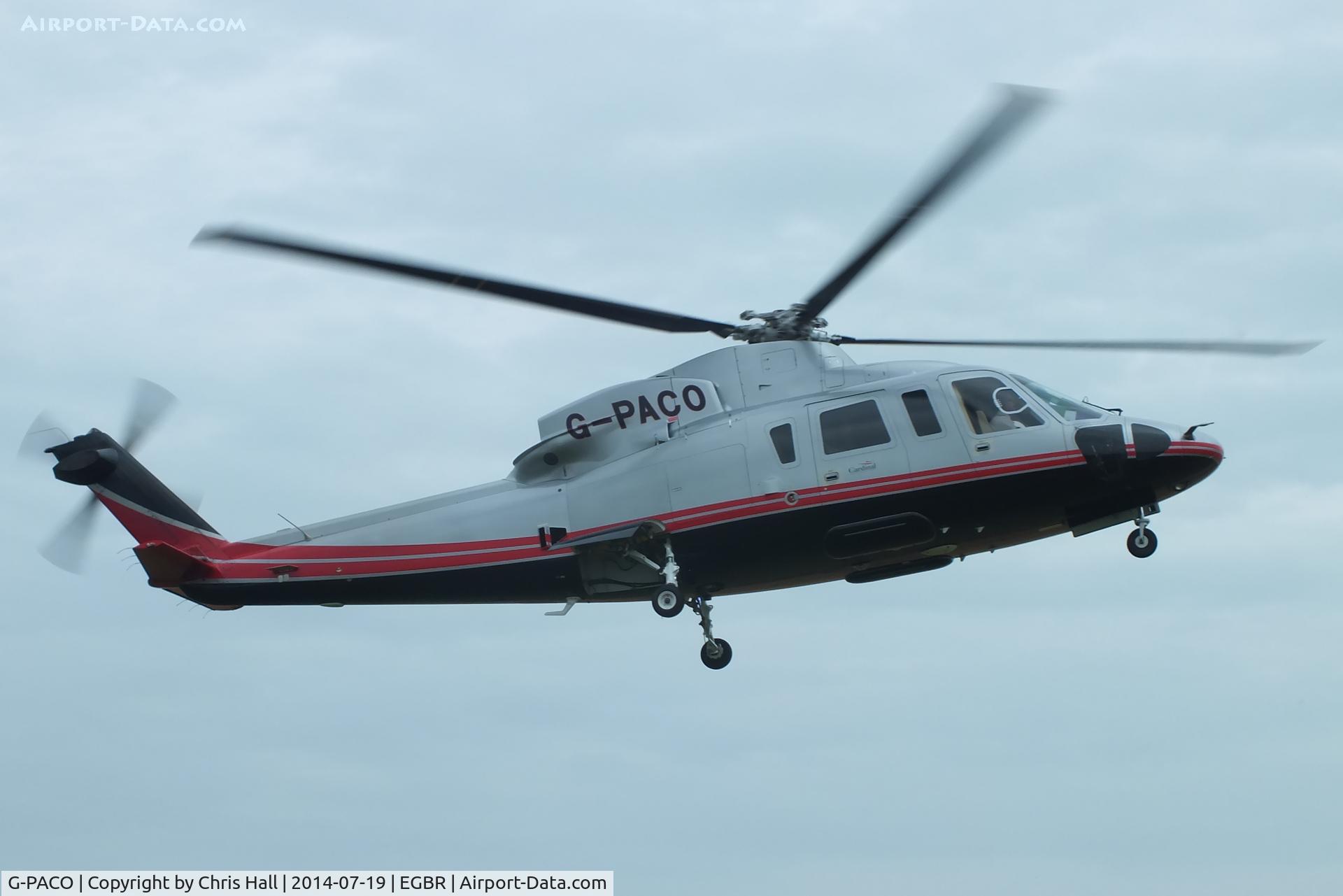 G-PACO, 2009 Sikorsky S-76C C/N 760782, Cardinal Helicopter Services (IOM) Ltd