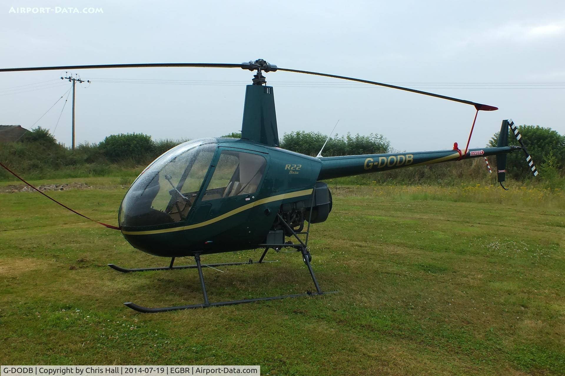 G-DODB, 1988 Robinson R22 Beta C/N 0911, Breighton resident