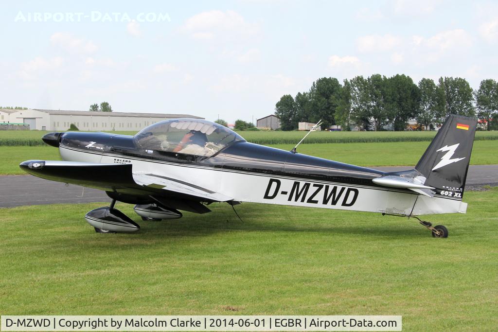 D-MZWD, 2006 Roland Z-602 XL C/N DX-9514, Roland Z-602 XL at The Real Aeroplane Club's Biplane and Open Cockpit Fly-In, Breighton Airfield, June 1st 2014.