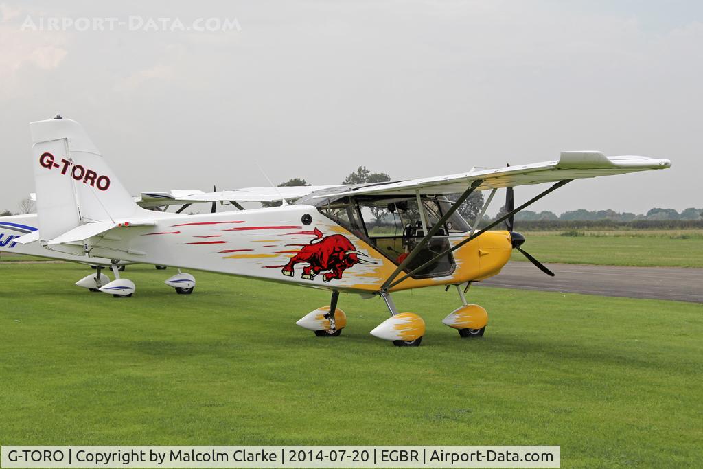 G-TORO, 2013 Skyranger Nynja 912S(1) C/N BMAA/HB/645, Skyranger Nynja 912S(1) at The Fly-In & Vintage Air Race, The Real Aeroplane Company, Breighton Airfield, July 2014.