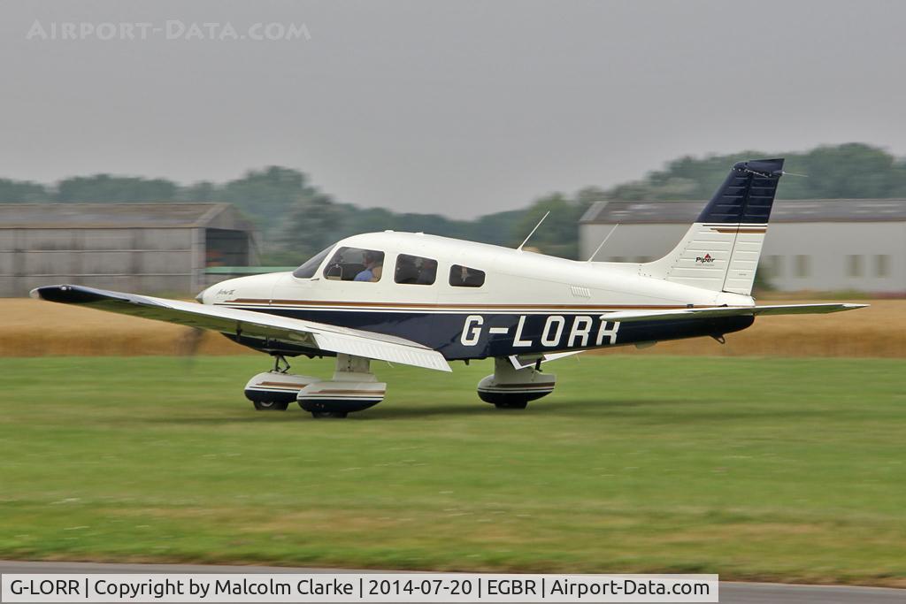 G-LORR, 1996 Piper PA-28-181 Cherokee Archer III C/N 2843037, Piper PA-28-181 Cherokee Archer III  at The Fly-In & Vintage Air Race, The Real Aeroplane Company, Breighton Airfield, July 2014.