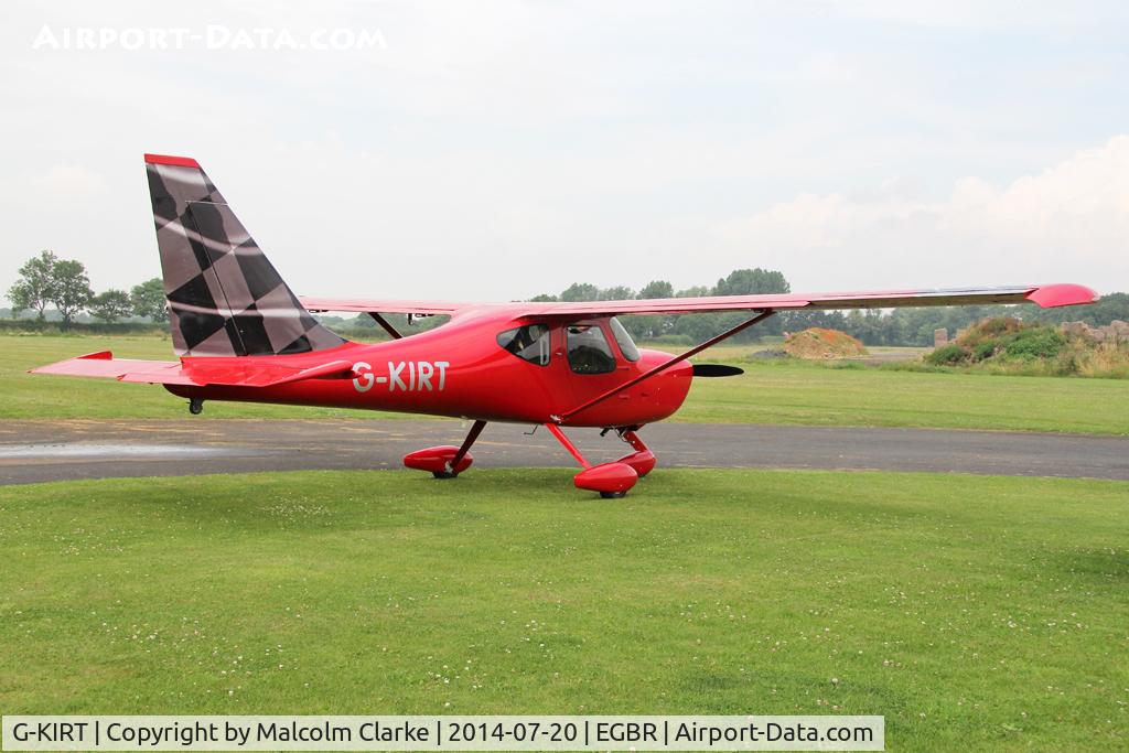 G-KIRT, 2013 Glasair GlaStar C/N LAA 295-15189, Glasair GlaStar at The Fly-In & Vintage Air Race, The Real Aeroplane Company, Breighton Airfield, July 2014.