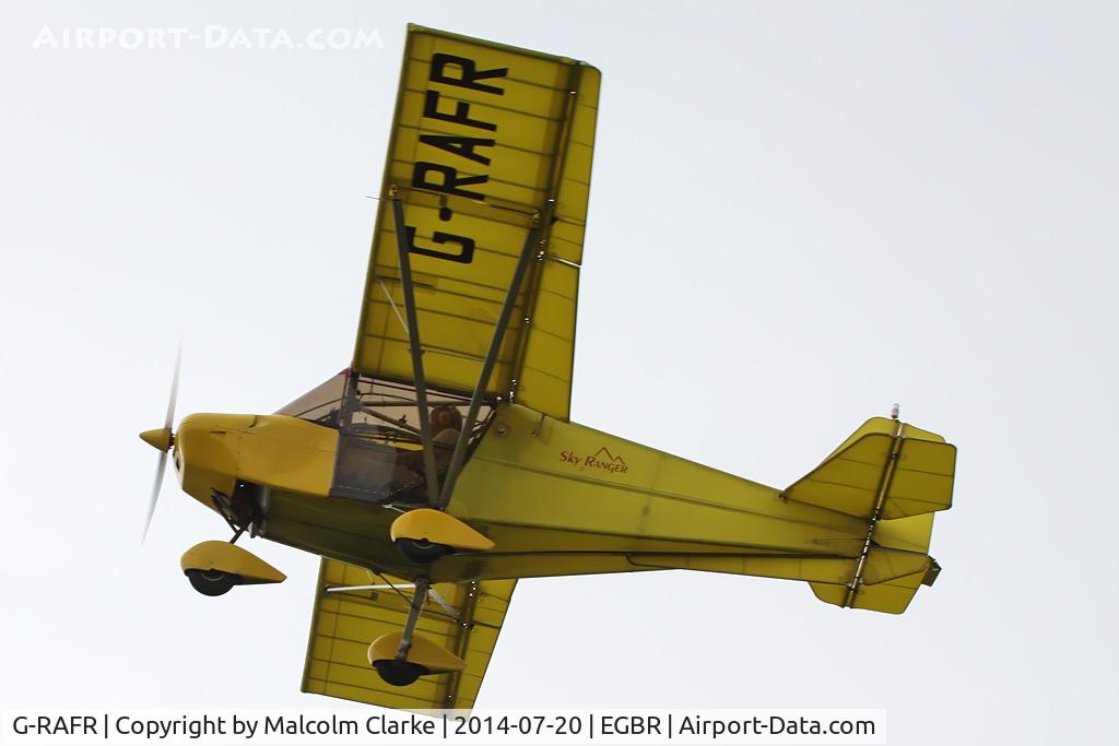 G-RAFR, 2004 Skyranger J2.2(1) C/N BMAA/HB/410, Skyranger J2.2(1) at The Fly-In & Vintage Air Race, The Real Aeroplane Company, Breighton Airfield, July 2014.