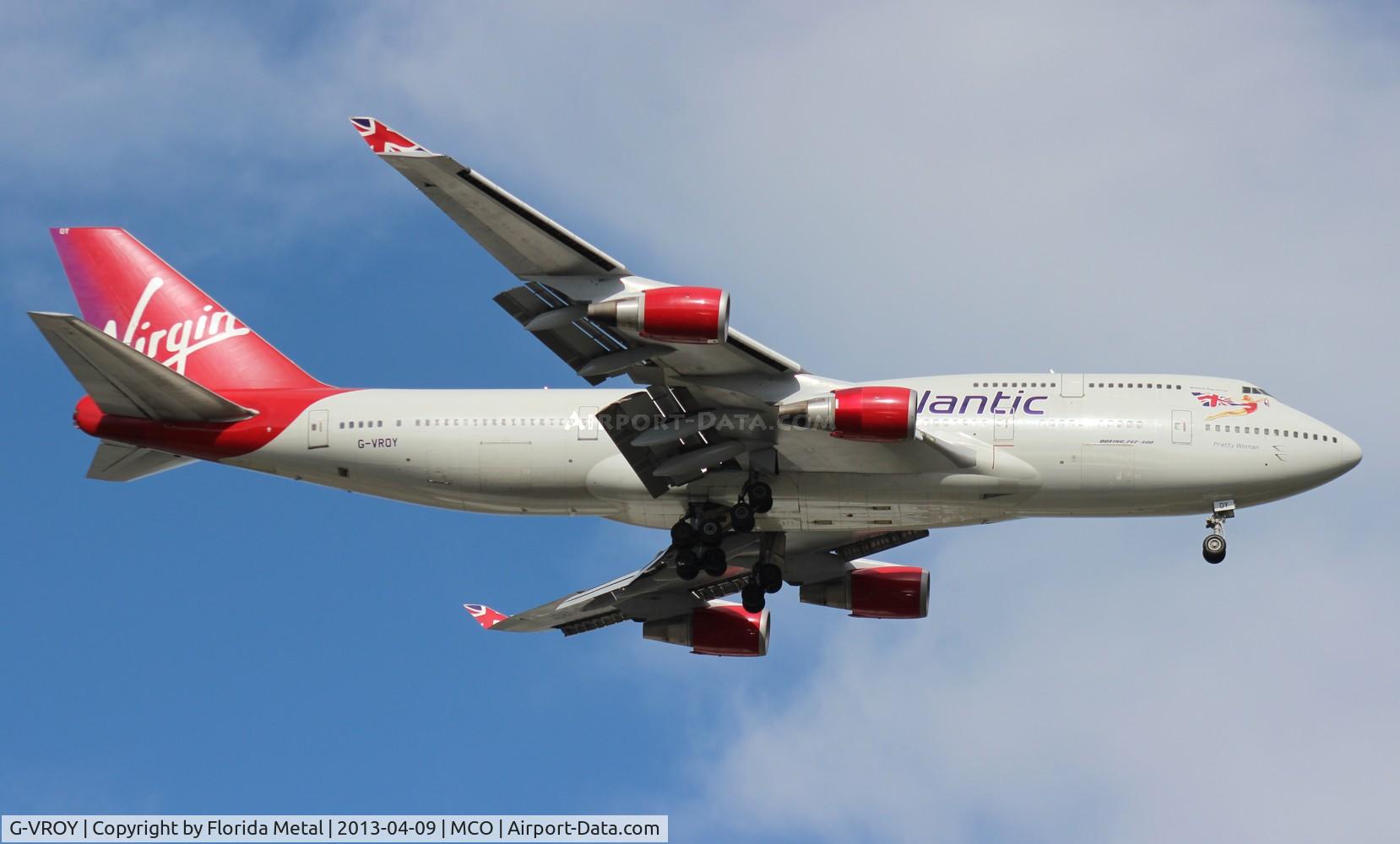 G-VROY, 2001 Boeing 747-443 C/N 32340, Virgin 747-400