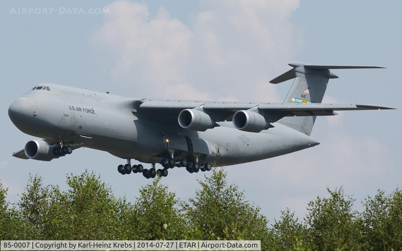 85-0007, 1985 Lockheed C-5M Super Galaxy C/N 500-0093, Final RWY 26