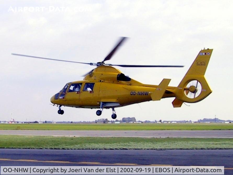 OO-NHW, 2002 Eurocopter AS-365N-3 Dauphin 2 C/N 6617, Crashed into the sea off the Belgian coast during maritime pilot transfer on 04.02.2003