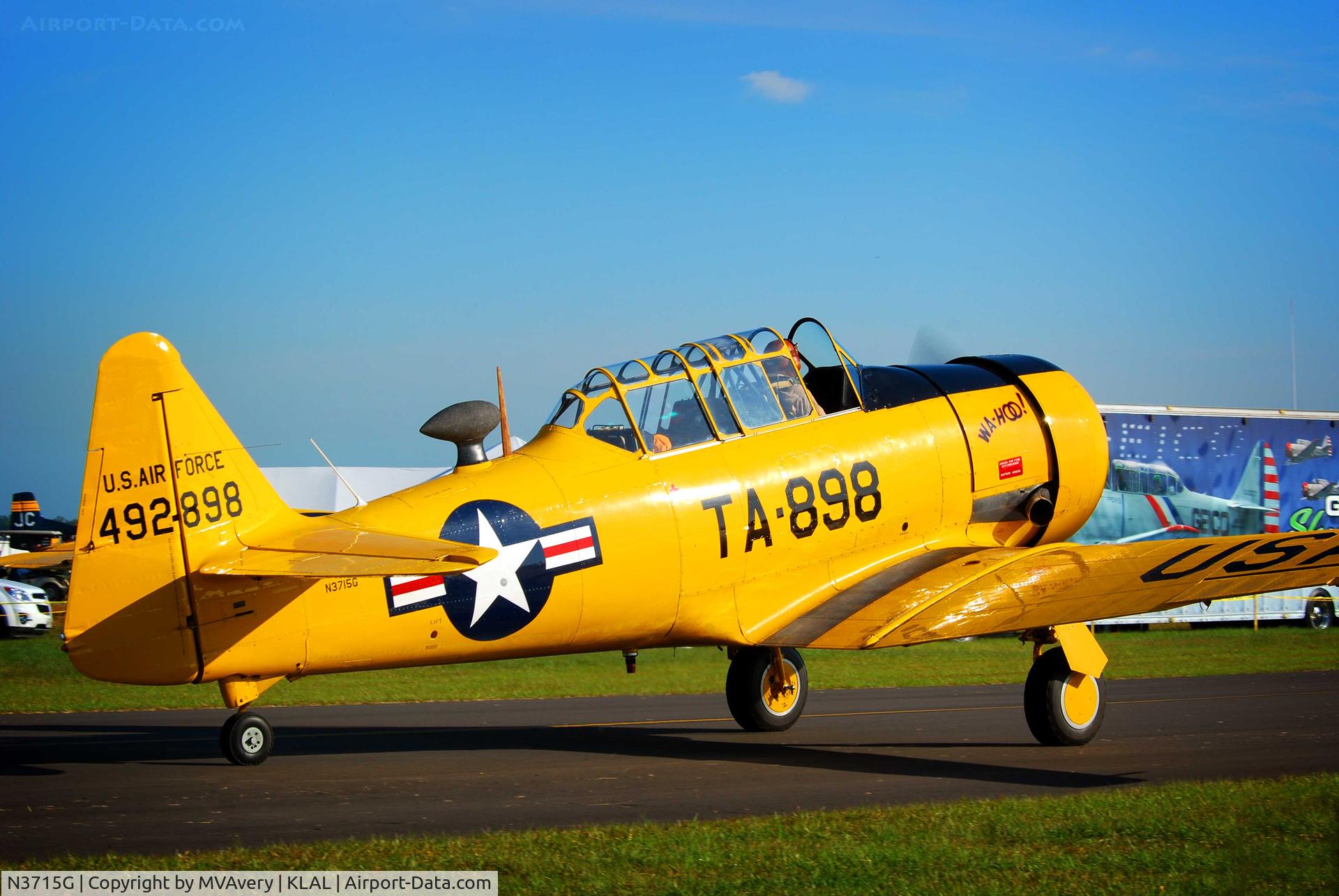 N3715G, 1949 North American AT-6G Texan C/N 168-2 (49-2898), 2014 Sun n Fun