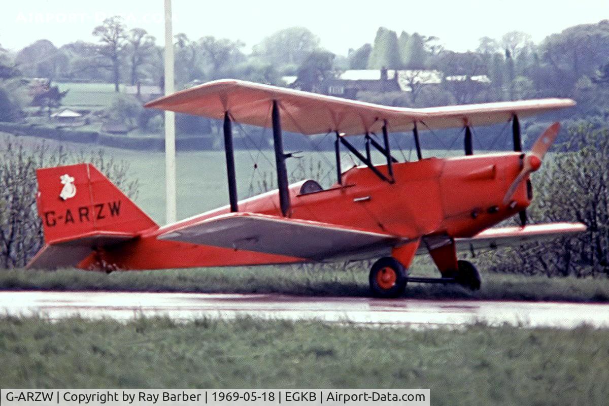 G-ARZW, 1962 Currie Wot C/N 1, Currie Wot [1] Biggin Hill~G 18/05/1969. From a slide.