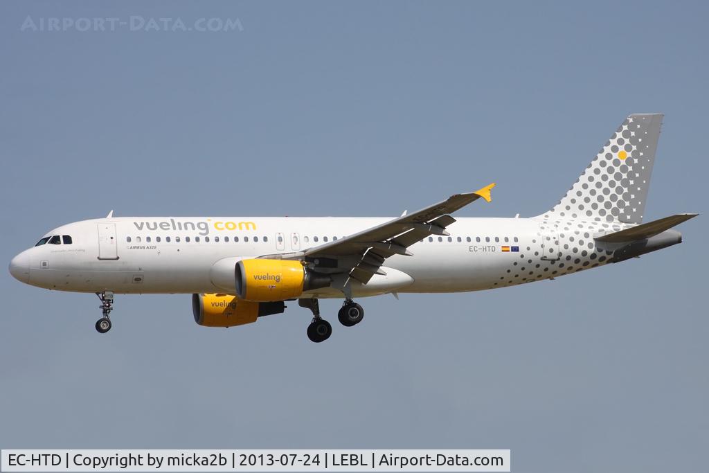 EC-HTD, 2001 Airbus A320-214 C/N 1550, Landing