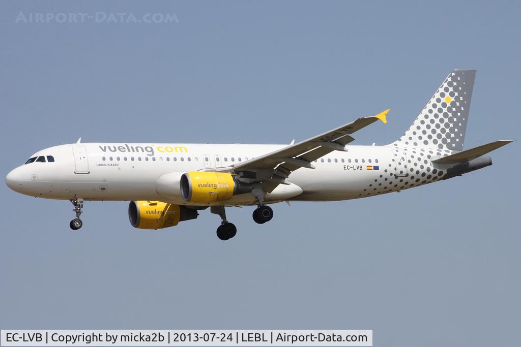 EC-LVB, 2000 Airbus A320-214 C/N 1210, Landing