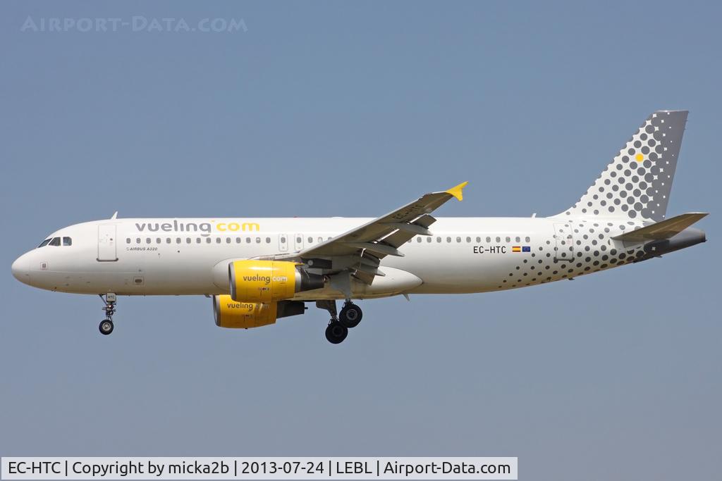 EC-HTC, 2001 Airbus A320-214 C/N 1540, Landing
