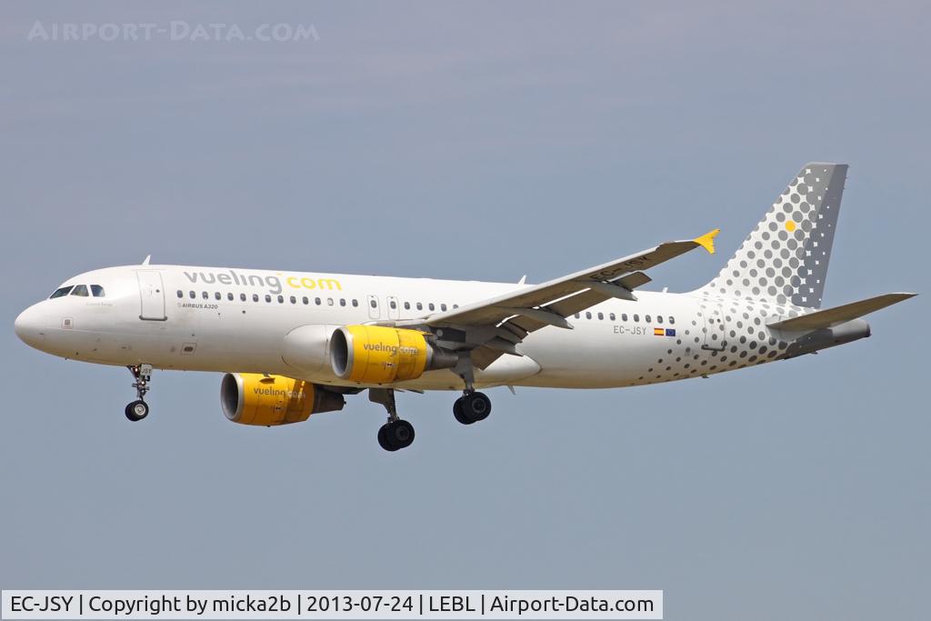 EC-JSY, 2006 Airbus A320-214 C/N 2785, Landing