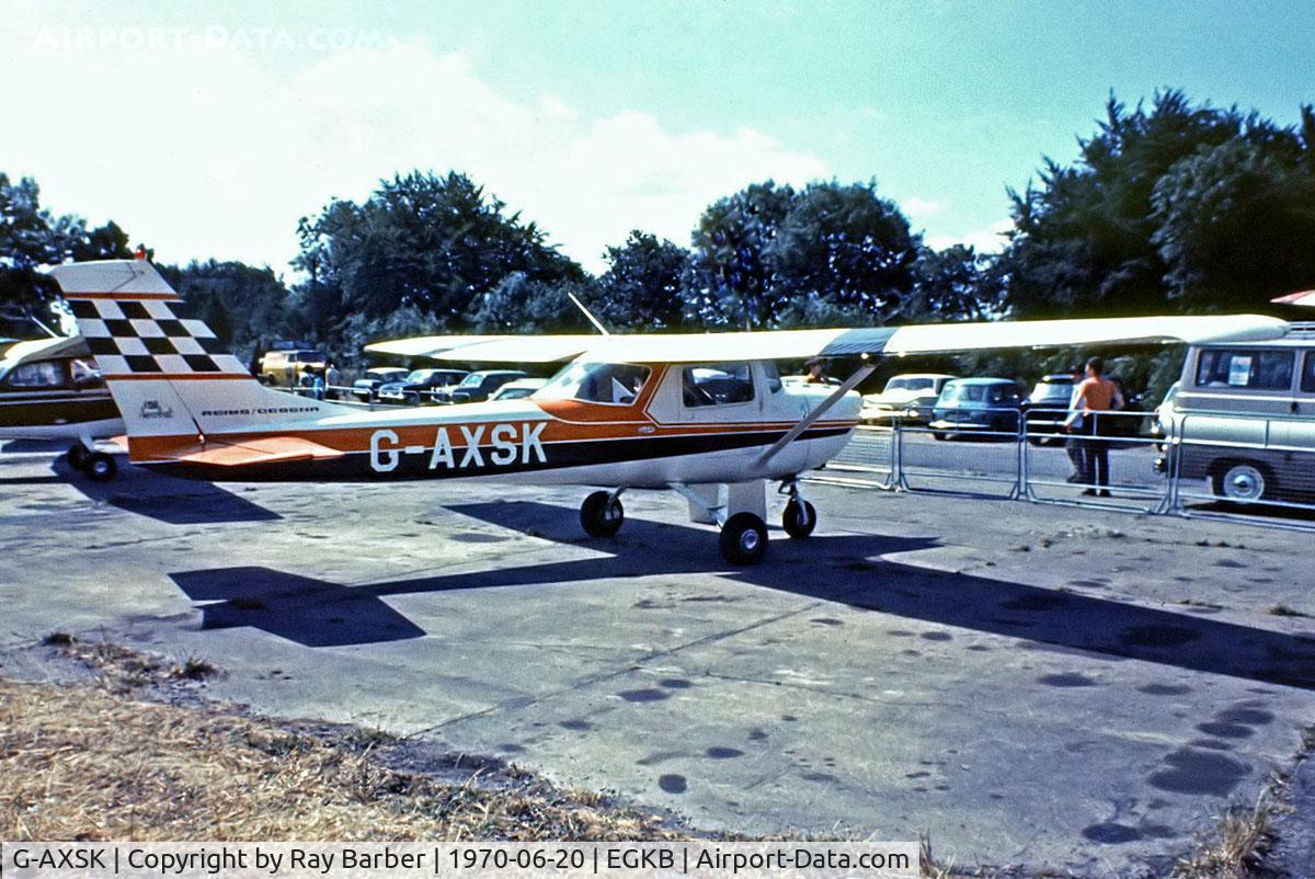 G-AXSK, 1970 Reims FA150K Aerobat C/N 0051, G-AXSK   Reims FA.150K Aerobat [0051] Biggin Hill~G 20/06/1970. From a slide.