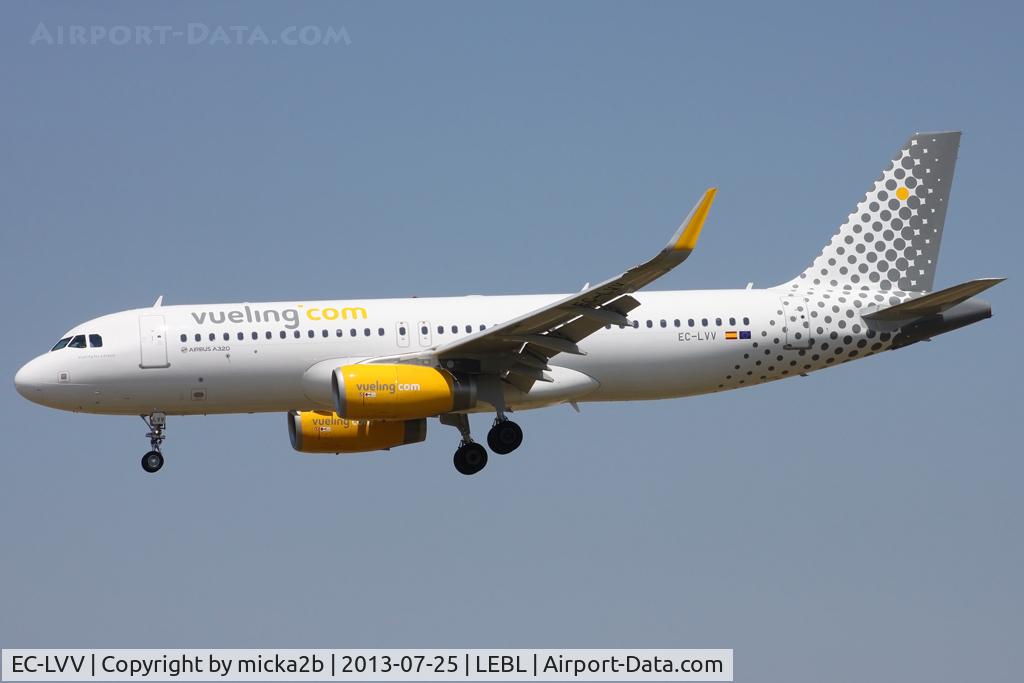 EC-LVV, 2013 Airbus A320-232 C/N 5620, Landing