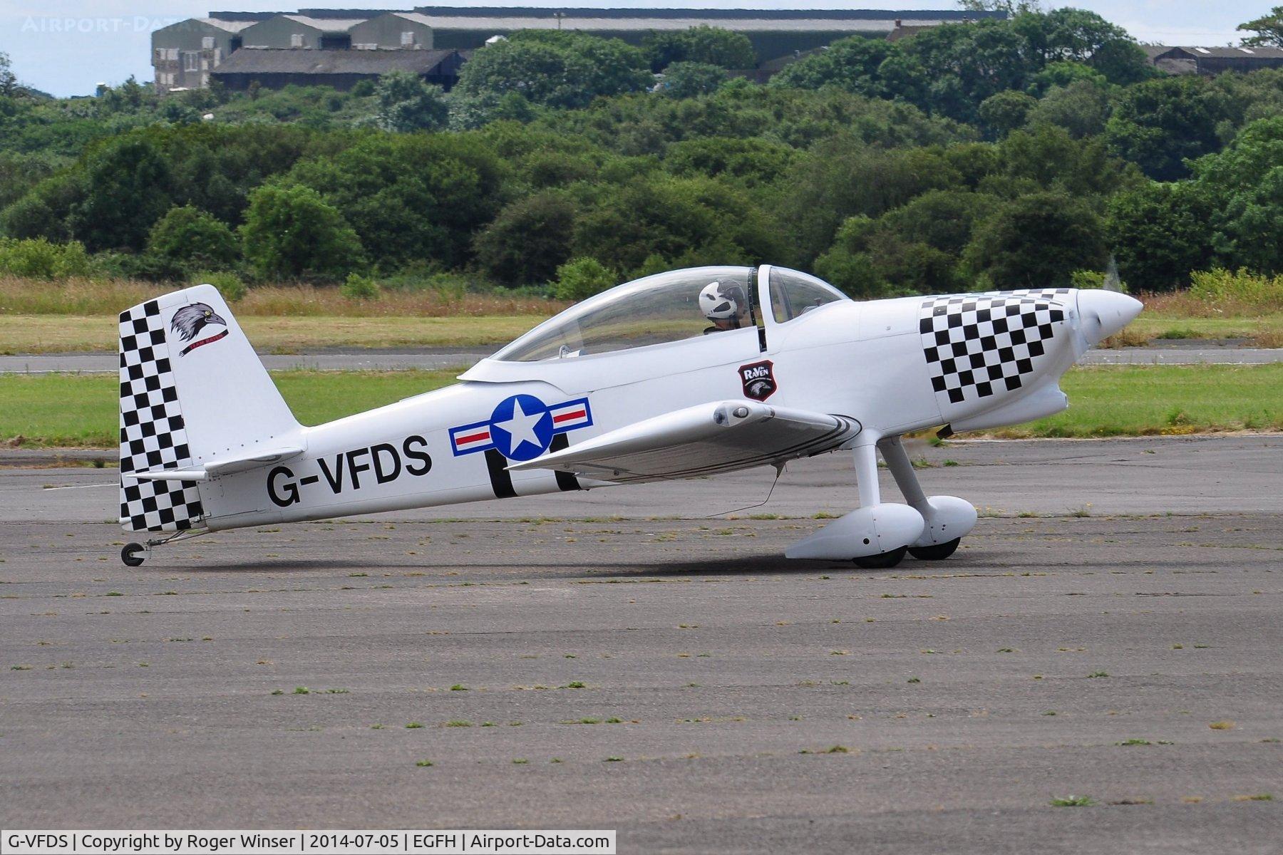 G-VFDS, 2012 Vans RV-8 C/N PFA 303-14637, Raven 2 of Team Raven 5-ship formation aerobatic display team.