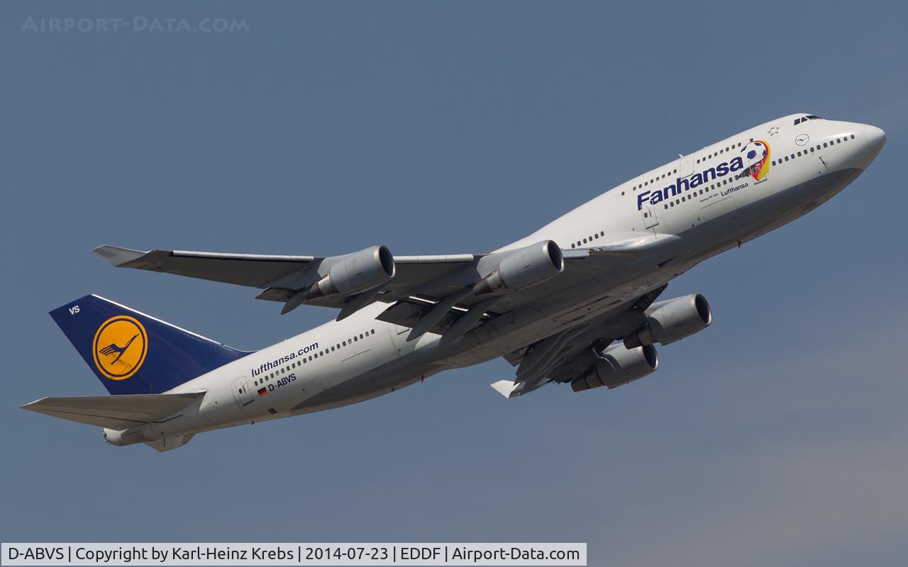 D-ABVS, 1997 Boeing 747-430 C/N 28286, 