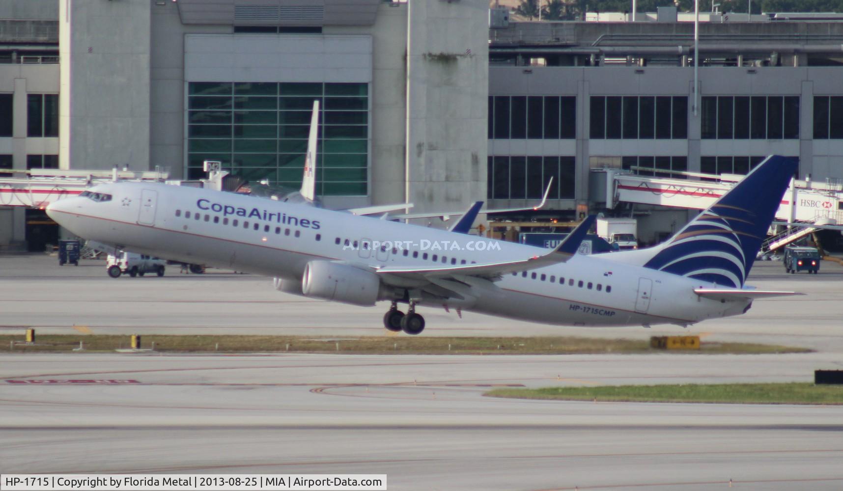 HP-1715, 2010 Boeing 737-8V3 C/N 40361, Copa 737-800
