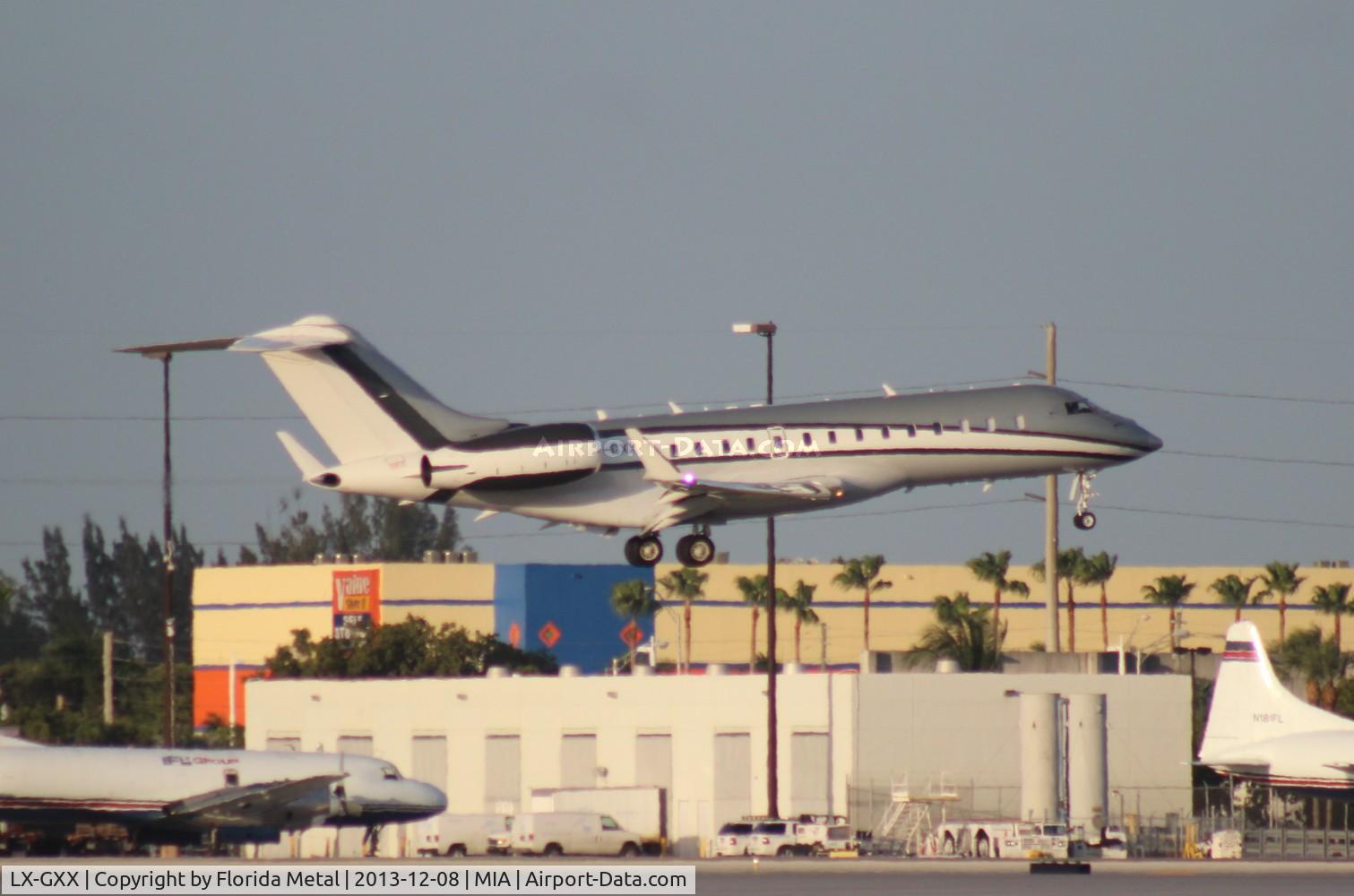 LX-GXX, 2008 Bombardier BD-700-1A10 Global Express C/N 9306, Global Express
