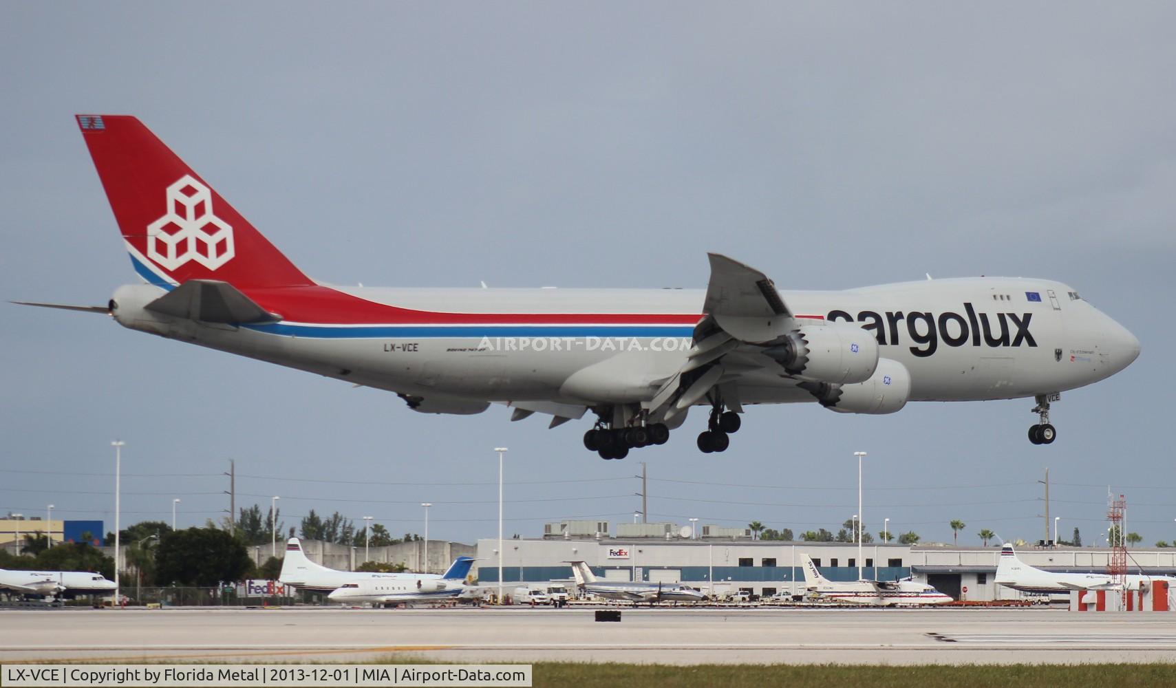 LX-VCE, 2012 Boeing 747-8R7F C/N 35810, Cargolux 747-800